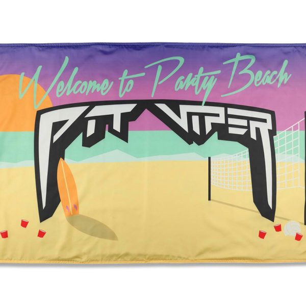 Party Beach Flag